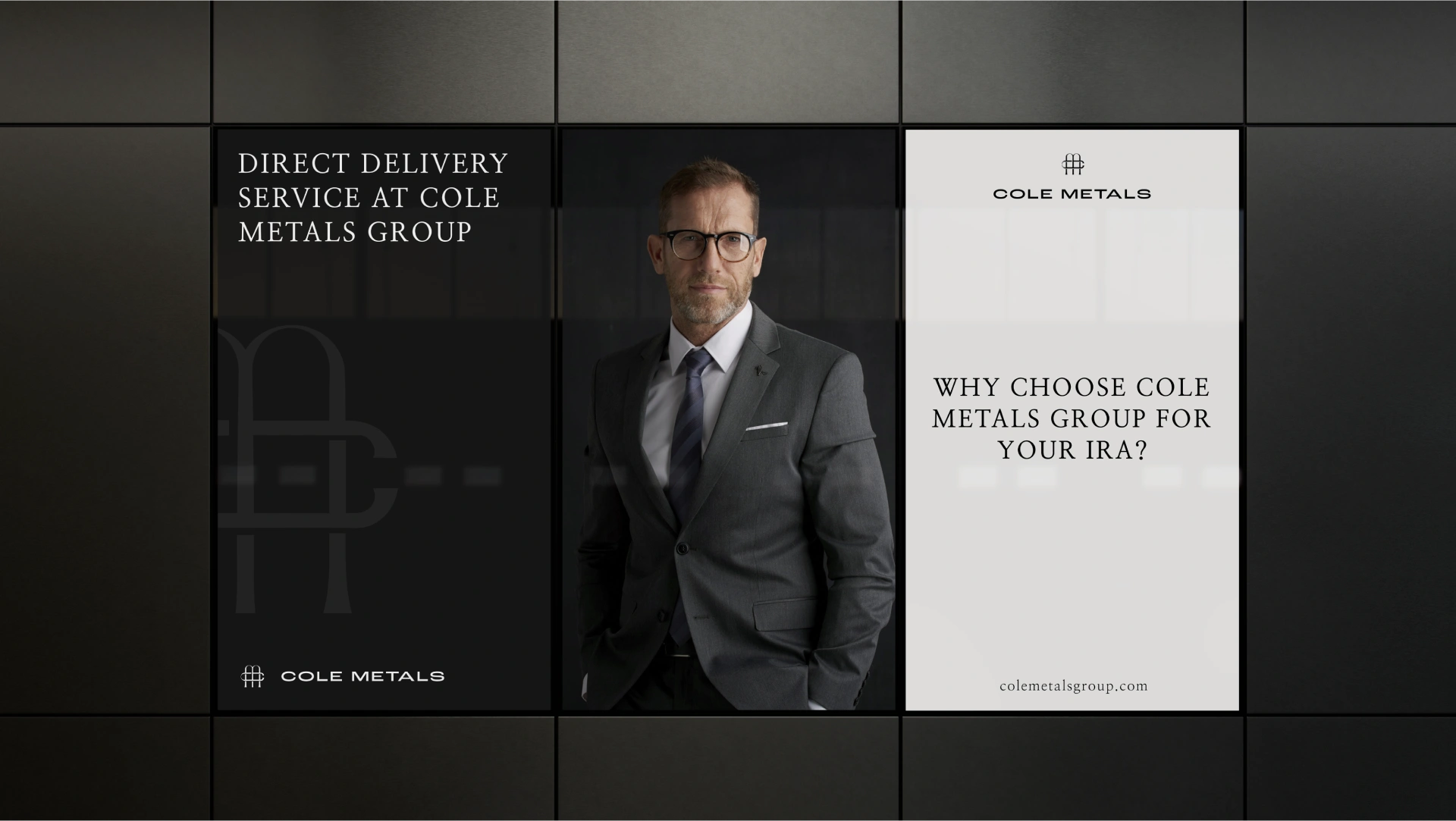 Cole Metals Group Branding & Website by DD.NYC®