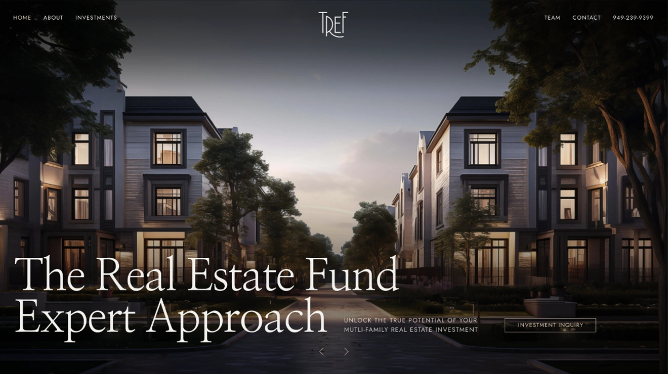 The Real Estate Fund Branding & Website by DD.NYC®