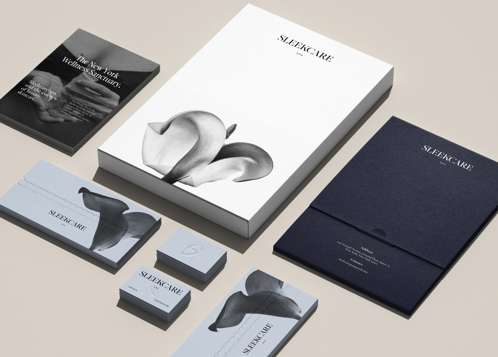SleekCare SPA Beauty Branding by DD.NYC®️