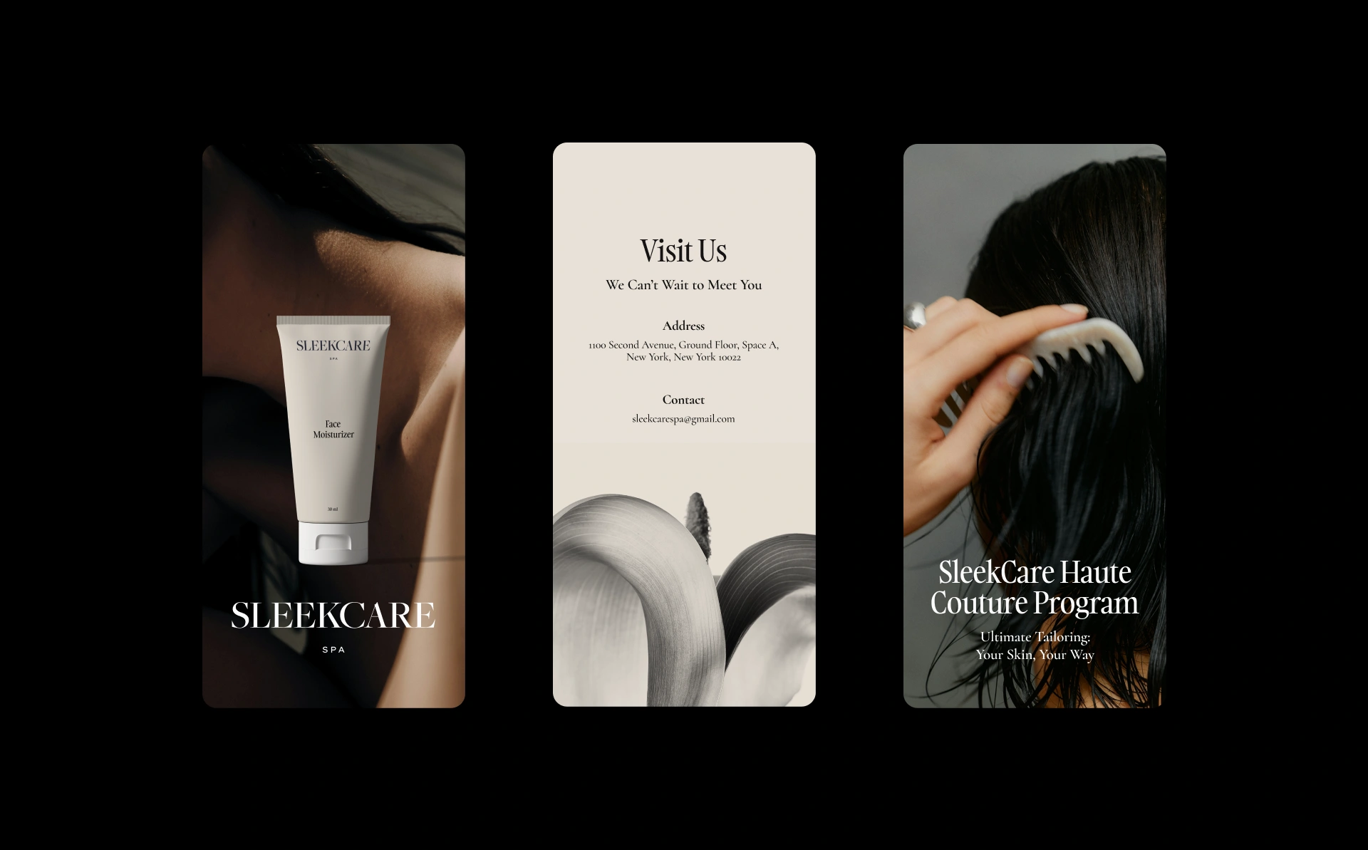 SleekCare SPA Beauty Branding by DD.NYC®️
