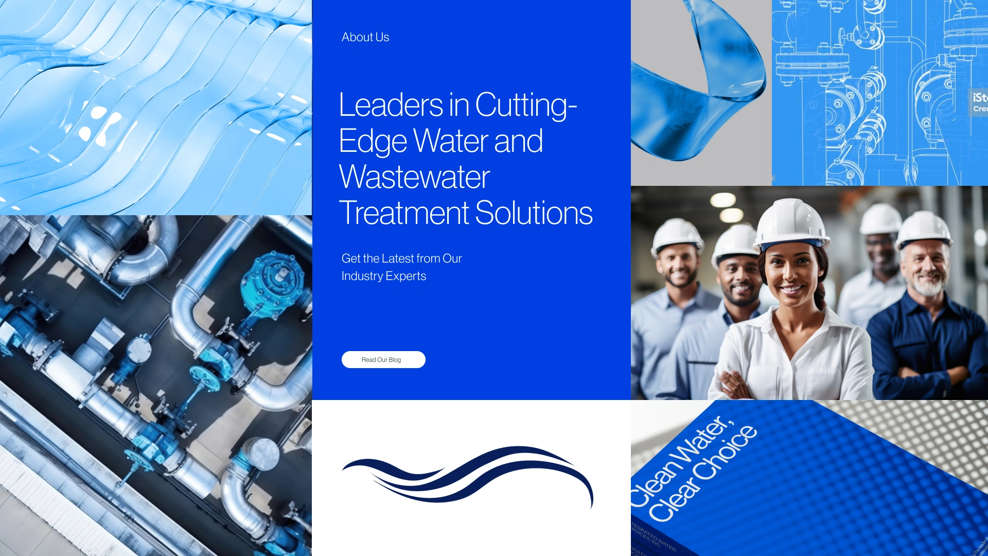 IWS - Integrated Water Services Industrial Branding & Web Design by DD.NYC®