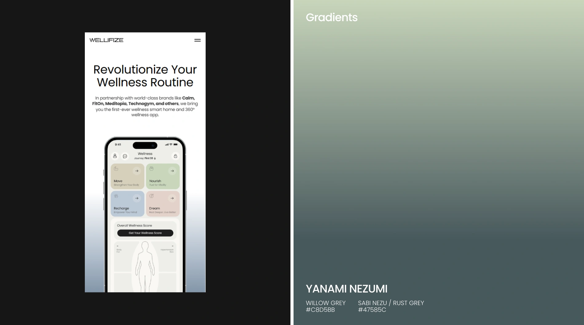 WELLIFIZE Branding, Web Design & App UI/UX by DD.NYC®