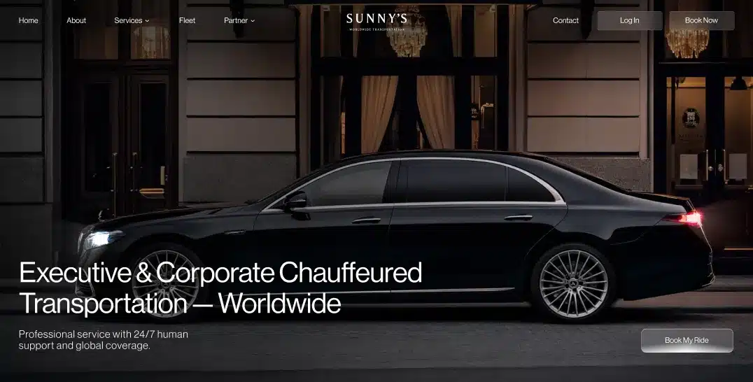 Sunny's Worldwide Transportation - Website Designed & Developed by DD.NYC®