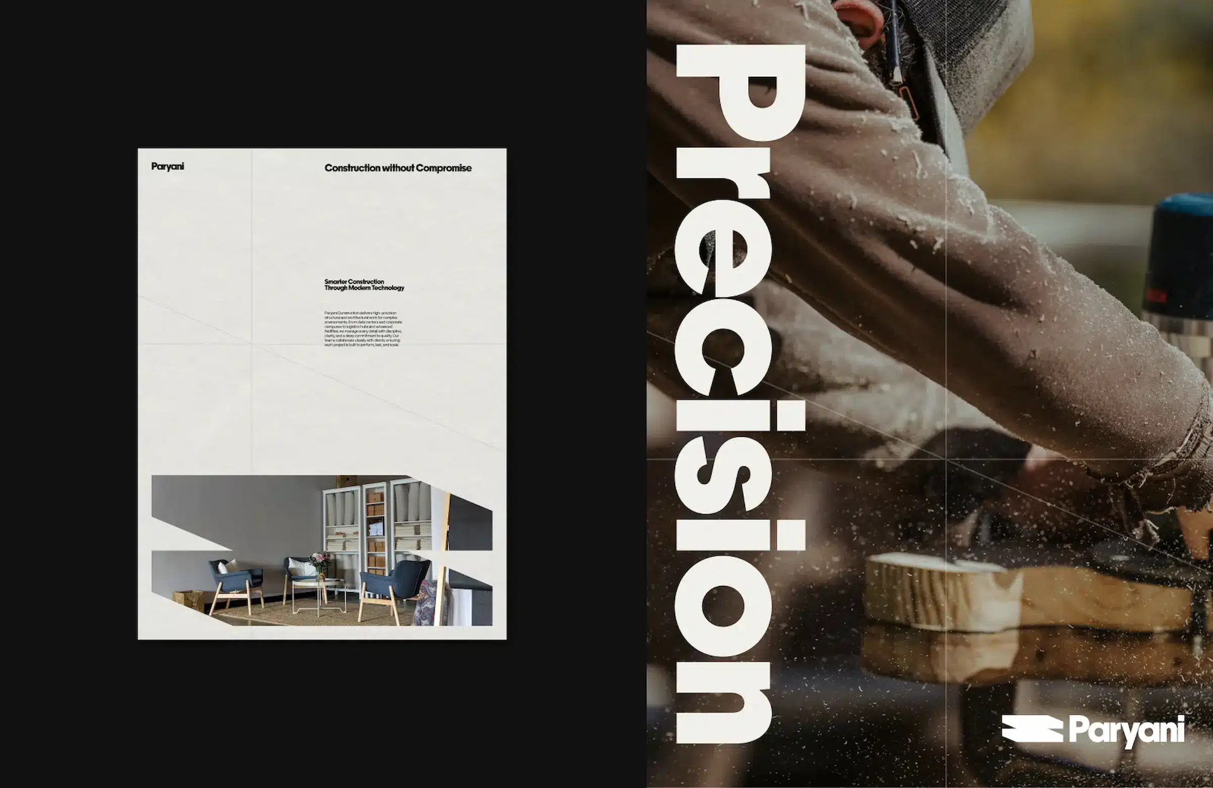Paryani Construction commercial general contractor in Atlanta - branding by DD.NYC®800 x 520